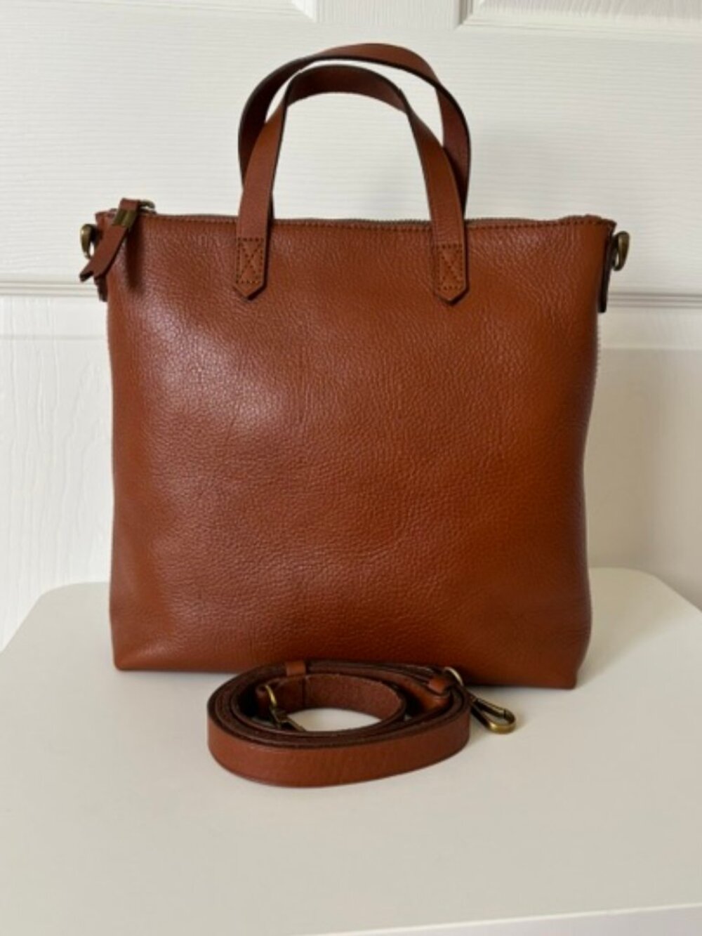 Madewell Transport Crossbody Bag English Saddle